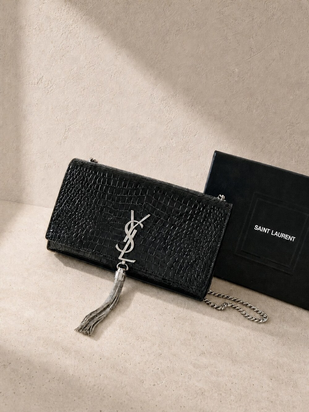 Yves Saint Laurent Kate Tassel Chain Shoulder Carry Bag
